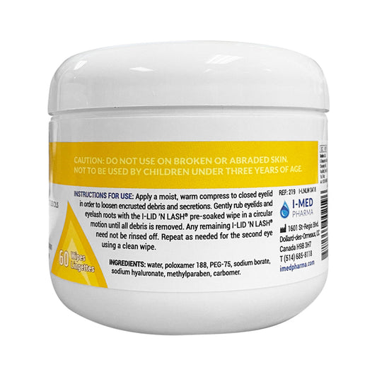 I-Lid Daily Cleansing Gel Wipes