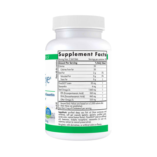 Nordic Naturals ProDHA Eye - Advanced Omega - 3 with Lutein & Zeathanthin