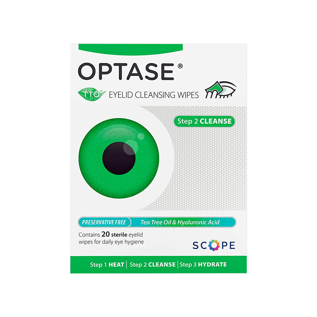 Optase Preservative Free Tea Tree Oil Wipes