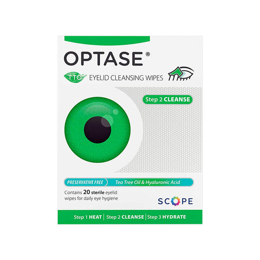 Optase Preservative Free Tea Tree Oil Wipes